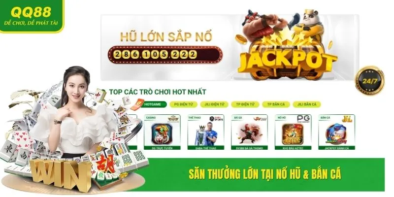QQ88 🎖️ Nhà Cái Casino QQ88 Dash Link Vào Mới Nhất T5/2025 17 Săn thưởng hấp dẫn tại Nổ hũ & Bắn cá